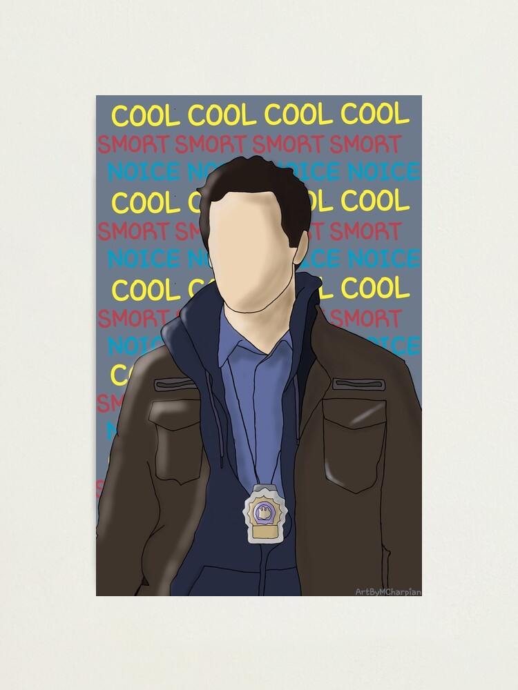 Jake Peralta From Brooklyn 99 Photographic Print By Artbymcharpian Redbubble