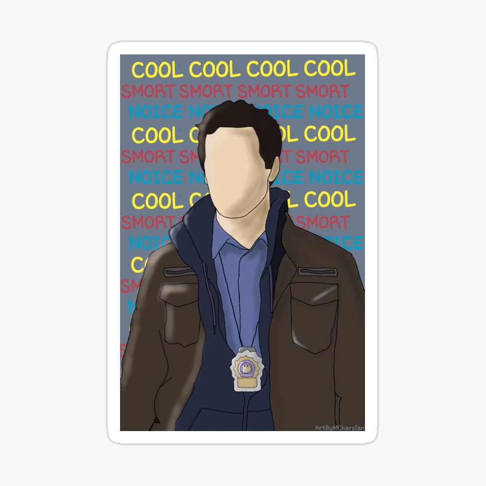 Jake Peralta From Brooklyn 99 Poster By Artbymcharpian Redbubble