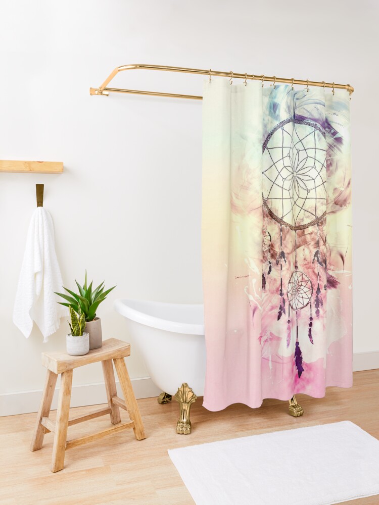 "Dream Catcher / Dreamcatcher" Shower Curtain by chrysh Redbubble