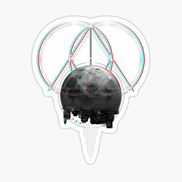 The Glitch Mob Nightlife 3D Design Sticker