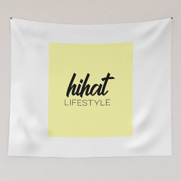 Item preview, Hihat Logo Cursive Yellow Alternate designed and sold by calebweidner.