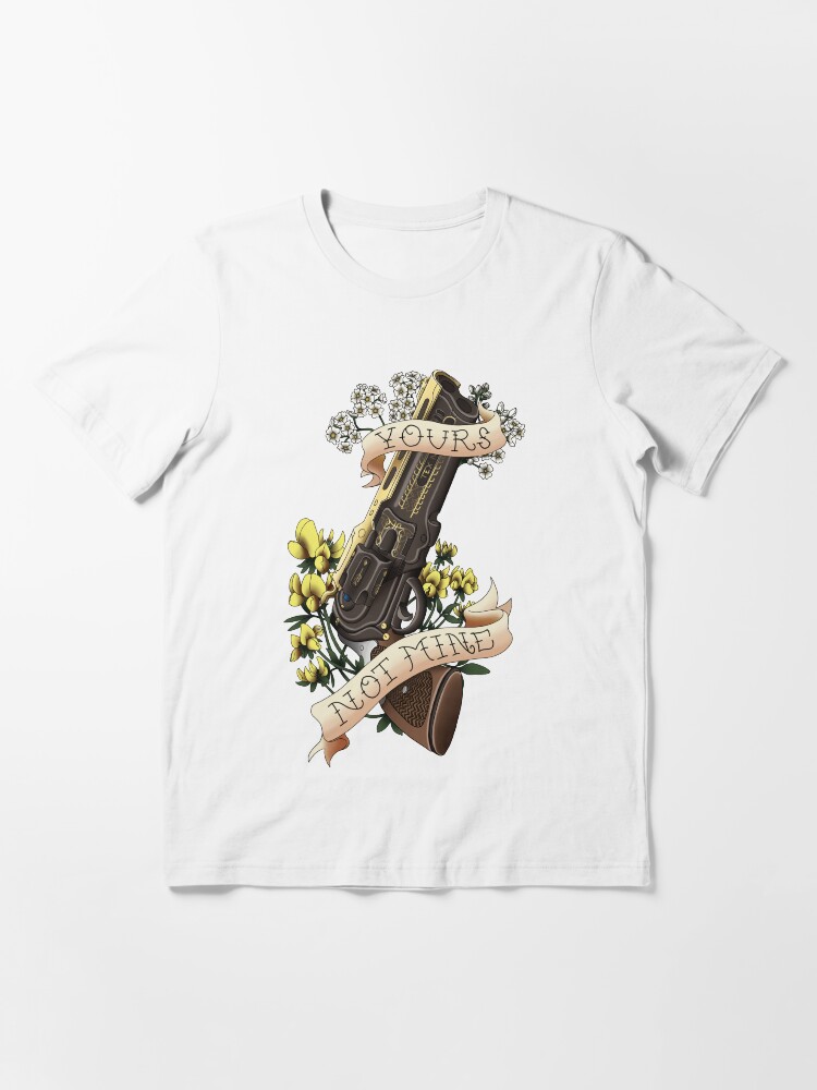 Alternate view of 'Yours, Not Mine' Tattoo-Inspired Design Essential T-Shirt
