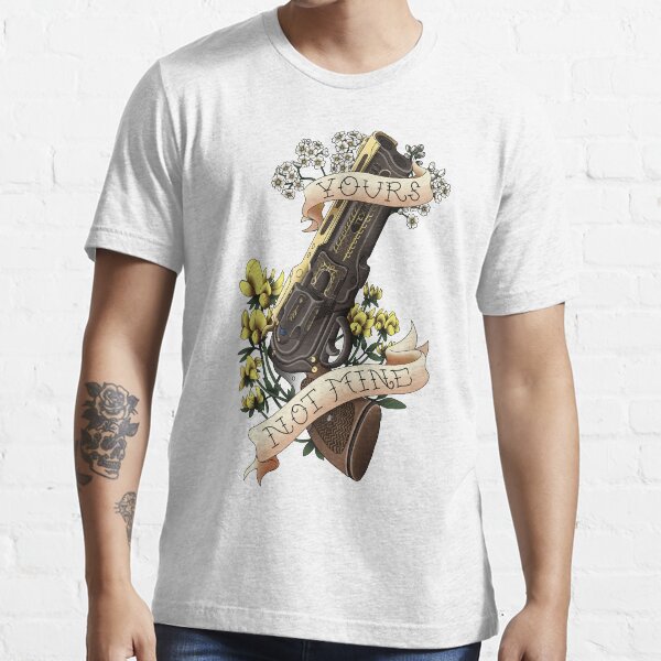 'Yours, Not Mine' Tattoo-Inspired Design Essential T-Shirt