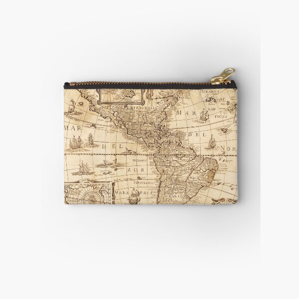 Item preview, North and South America Map, America noviter delineata (1670) designed and sold by allhistory.