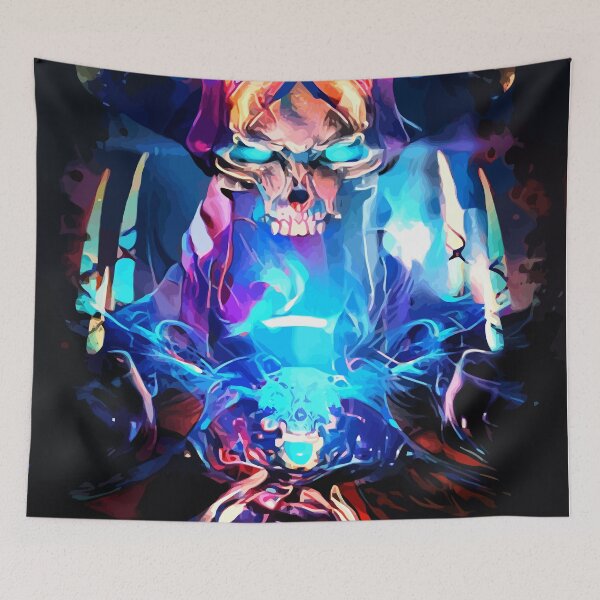 Aperçu de l'œuvre Neon Skull King créée et vendue par hustlart.