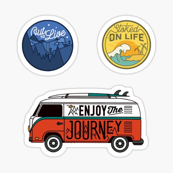 Hiking Pack Sticker