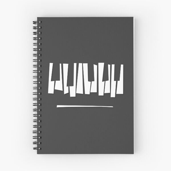 Item preview, Modern abstract black and white piano keys octave silhouette designed and sold by UDDesign.