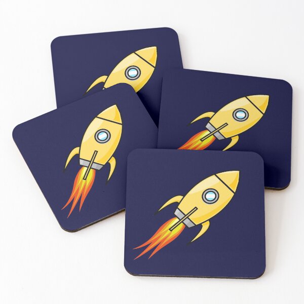 Item preview, Mustard Yellow Spaceship designed and sold by rewstudio.