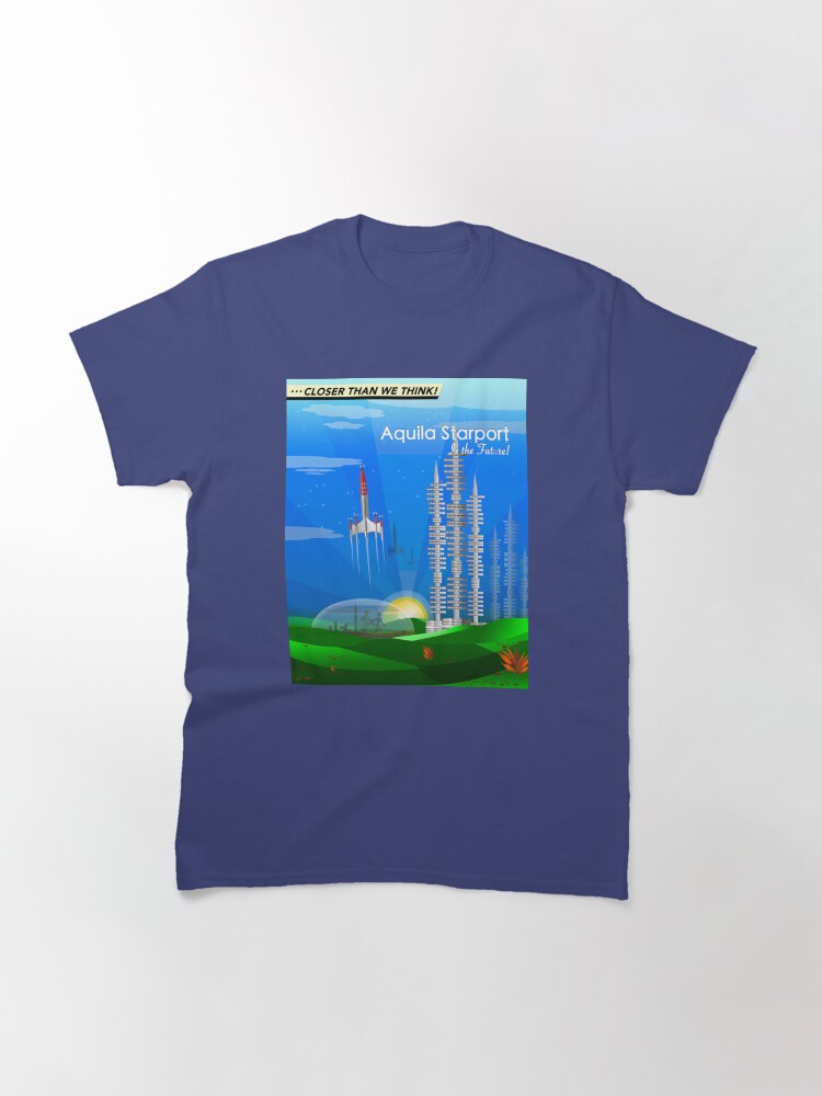 Thumbnail 2 of 7, Classic T-Shirt, Mars Colony - Terra Formed designed and sold by Charles Davenport.