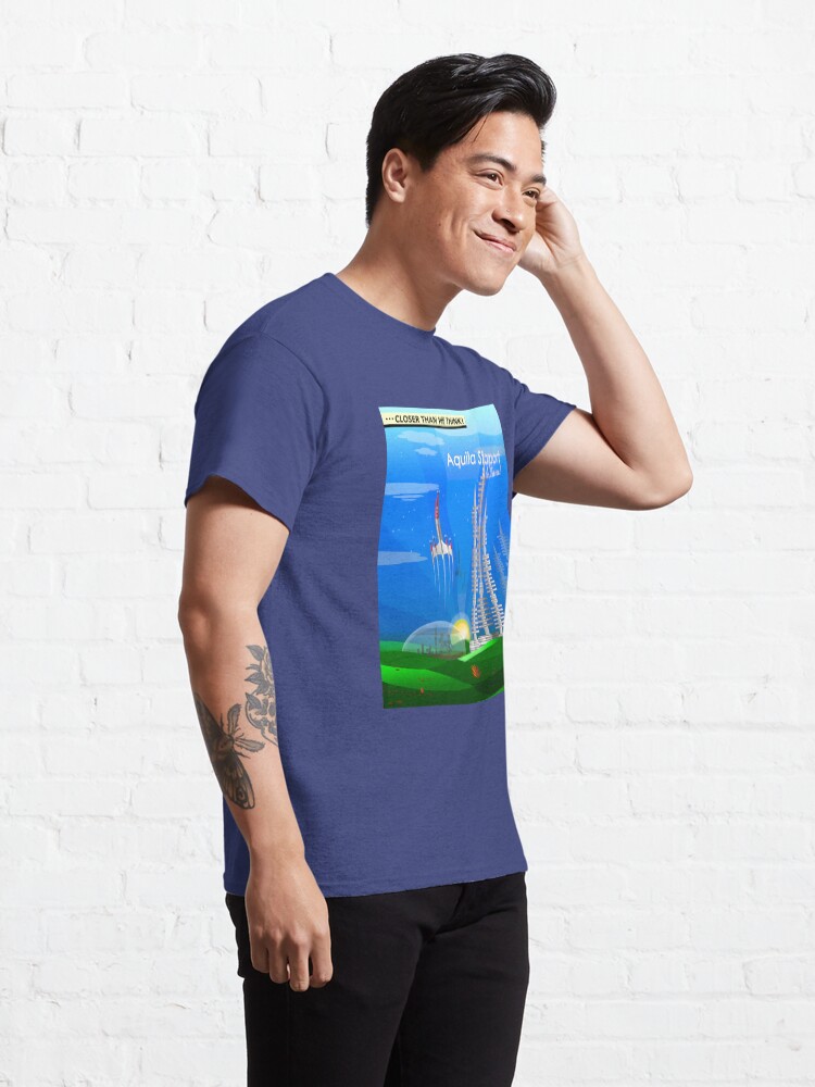 Thumbnail 5 of 7, Classic T-Shirt, Mars Colony - Terra Formed designed and sold by Charles Davenport.