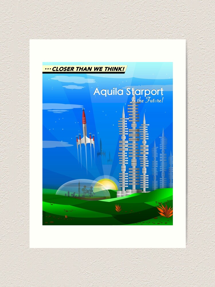 Alternate view of Mars Colony - Terra Formed Art Print