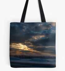 Cold Sunset Tote Bag