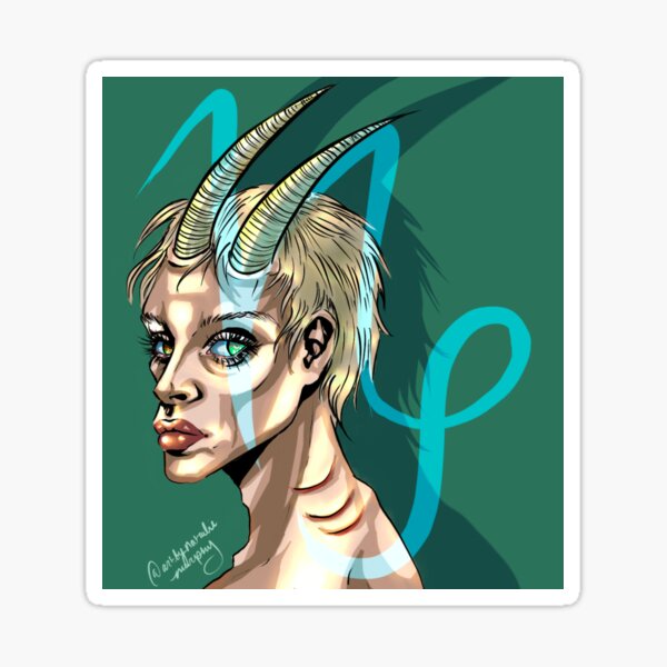 Item preview, Capricorn Sea goat designed and sold by artbynm.