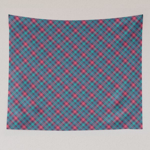 Item preview, Tartan Pattern Red Blue designed and sold by lizious.