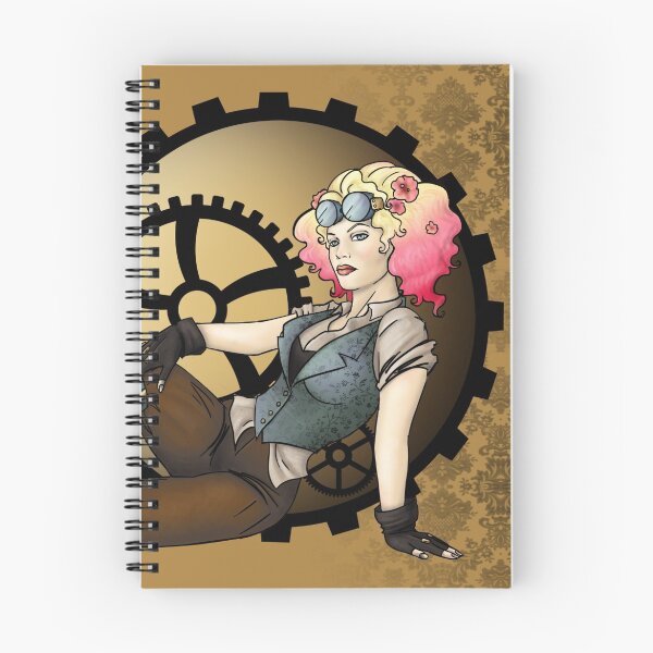 Item preview, Steampunk Pilot Pinup Girl designed and sold by CatAstrophe.