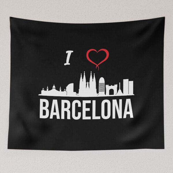 Item preview, I love Barcelona Spain designed and sold by alltheprints.