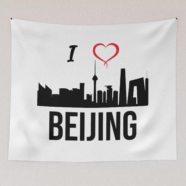 Item preview, I love Beijing China designed and sold by alltheprints.