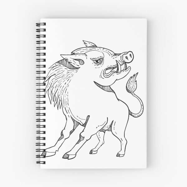 Item preview, Razorback Doodle Art Black and White designed and sold by patrimonio.