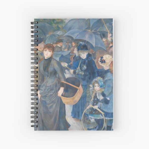 The Umbrellas (Renoir) Spiral Notebook