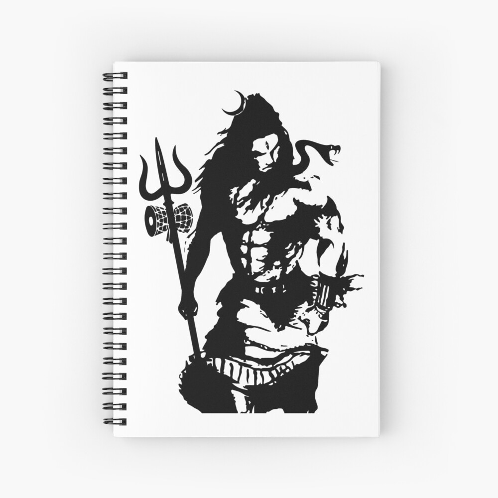 Lord Shiva Art Angry Trishul T-shirt 