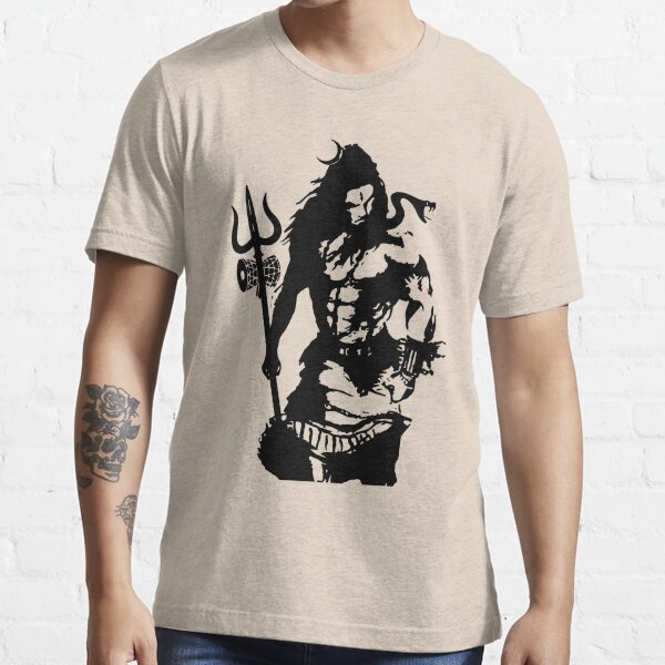 Lord Shiva Art Angry Trishul T Shirt T Shirt For Sale By Alltheprints Redbubble Hindu