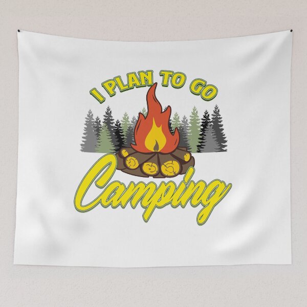 Item preview, Camping Camper Camp Campfire Tent Campground Campsite Nature Gift designed and sold by design2try.