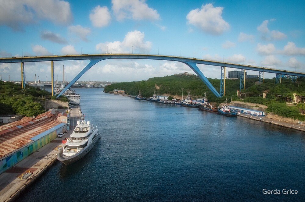 "Bridge at Willemstad, Curacao" by Gerda Grice Redbubble