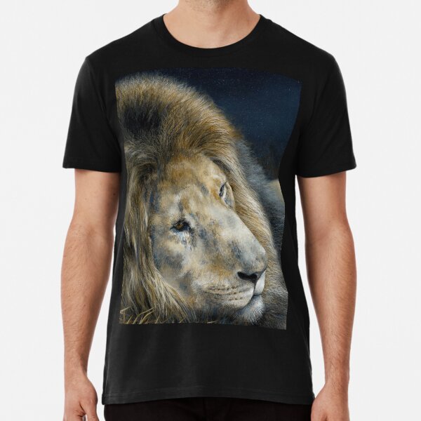 ‘Africa Dozing – Lion’ Premium T-Shirt