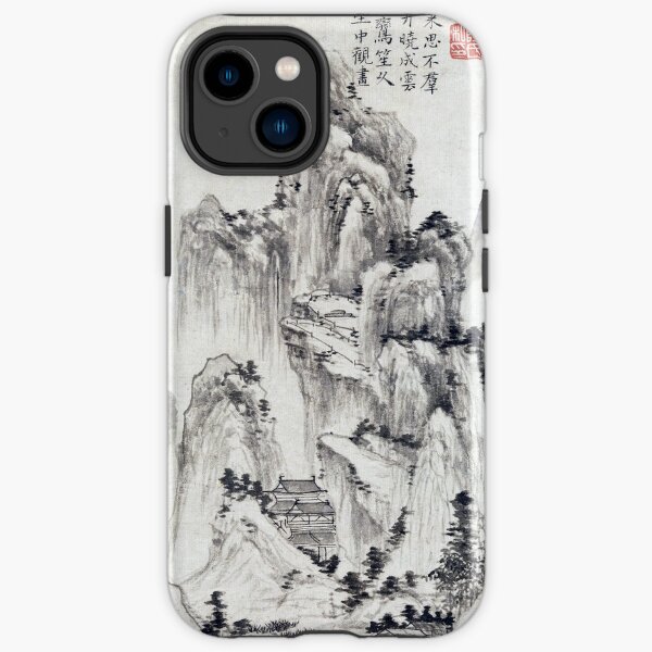 Spring Dawn Over the Elixir Terrace (Restored Chinese Artwork) iPhone Tough Case