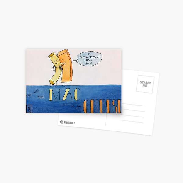 Mac and Cheese Postcard