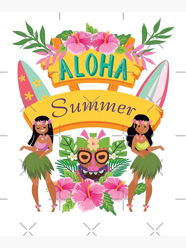 bordures de clipart luau