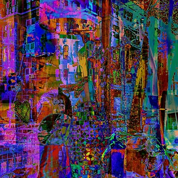 Artwork thumbnail, Abstract Window Reflections by SandyMoulder
