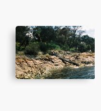 Improvised Canoe Canvas Print