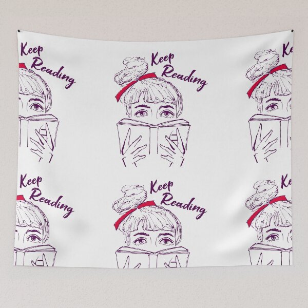 Item preview, Keep Reading - Read Reading Book Women designed and sold by Bookrebels.