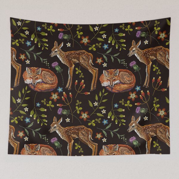 Item preview, Fall forest pattern designed and sold by matrioshka.