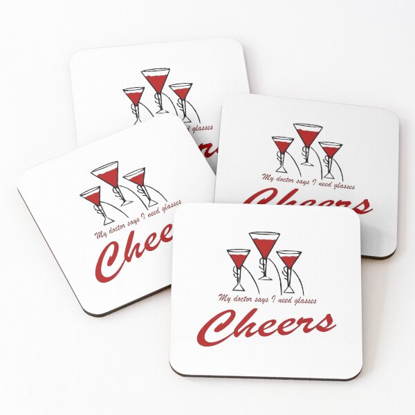 Item preview, My doctor says I need glasses cheers funny designed and sold by headpossum.