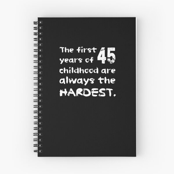 Item preview, The First 45 Years Of Childhood Are The Hardest Shirt Funny 45th Birthday T-Shirt Great Gift for Mom, Dad Short-Sleeve Jersey Tee designed and sold by Panda Branda.