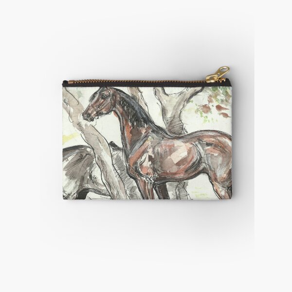 Item preview, "Landscape with horses" designed and sold by Yanina Antsulevich.