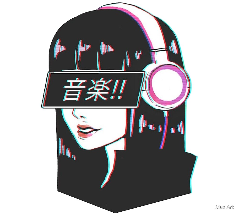 Anime Aesthetic Lo Fi Japanesse Girl By Max Art Redbubble