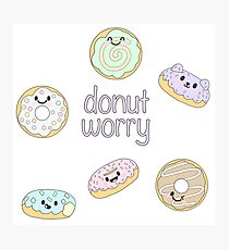 Donut Worry Photographic Print