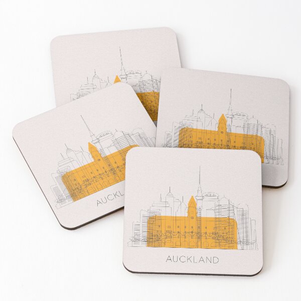 Item preview, Auckland Landmarks Poster designed and sold by A Deniz Akerman.
