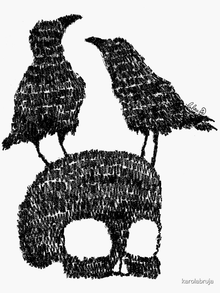 Imagen 3 de 3, Pegatina con la obra misterio, diseñada y vendida por karolabruja.