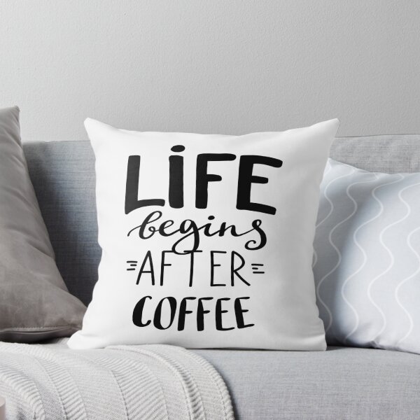 Artikelvorschau, Das Leben beginnt nach dem Kaffee entworfen und verkauft von ProjectX23.
