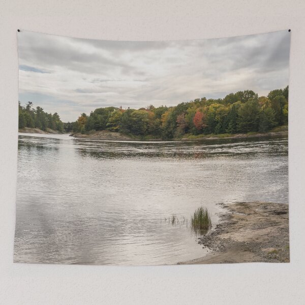 Item preview, Burnished Silver Current - Mississagi River Autumn  designed and sold by Georgia Mizuleva.