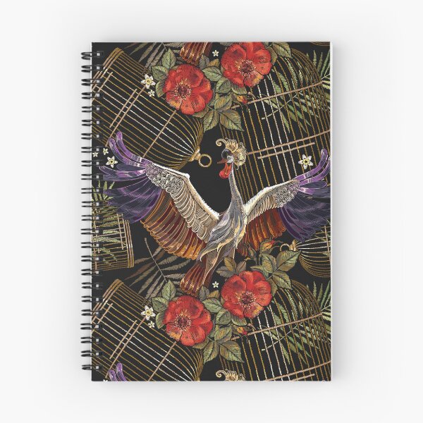 Item preview, Birds and cage pattern designed and sold by matrioshka.