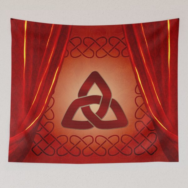 Item preview, Wonderful celtic knot in red colors designed and sold by nicky2342.