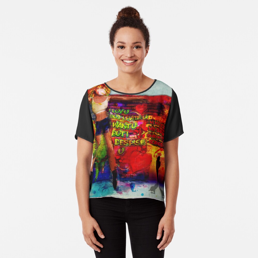 London Girl Chiffon Top