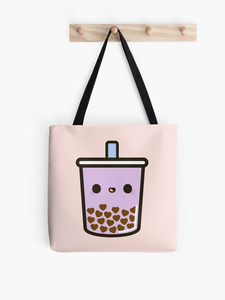 Cute Love Heart Bubble Tea Travel Mug by peppermintpopuk