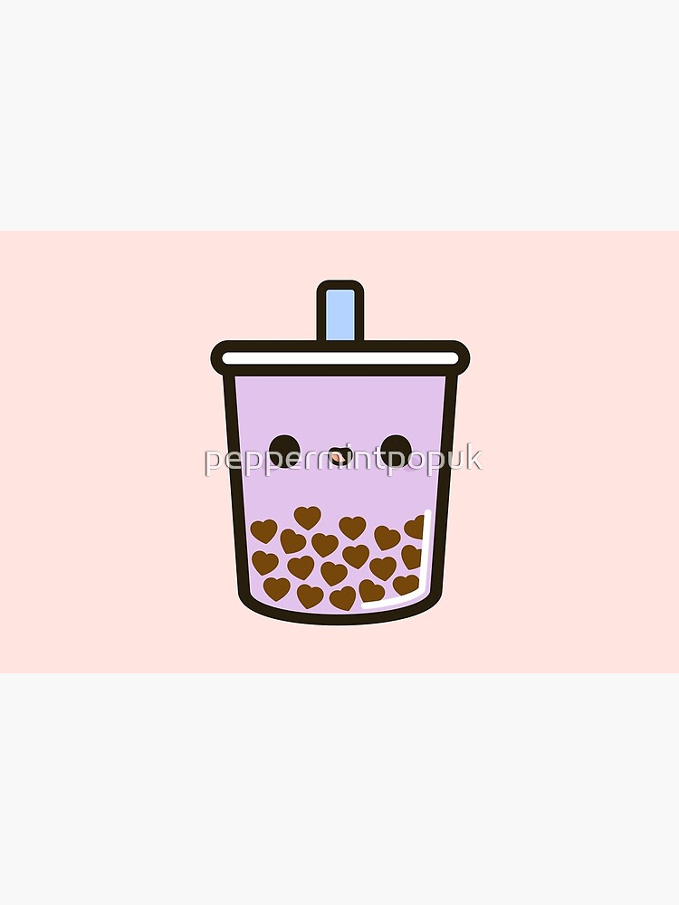 Cute Love Heart Bubble Tea by peppermintpopuk
