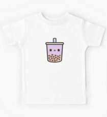 Cute Love Heart Bubble Tea Kids Tee